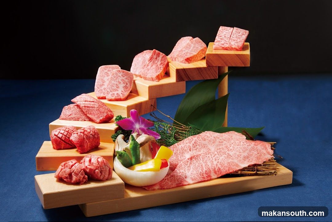 Assortment of Raw Beef Slices