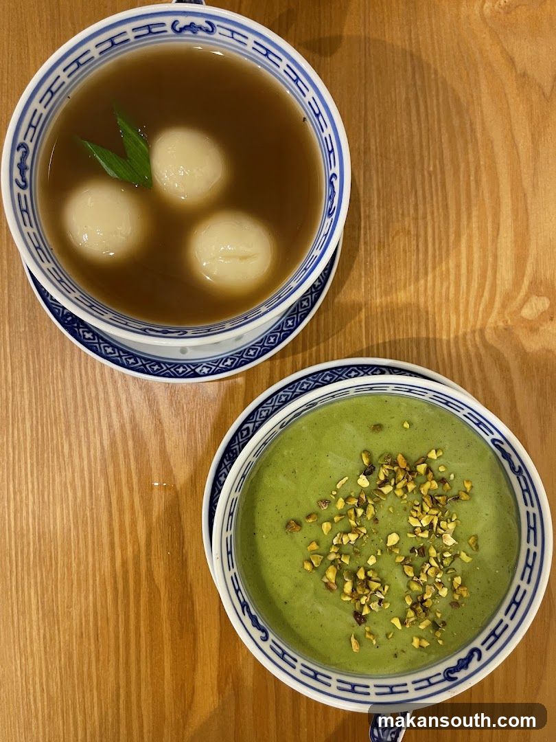 Two bowls of dessert