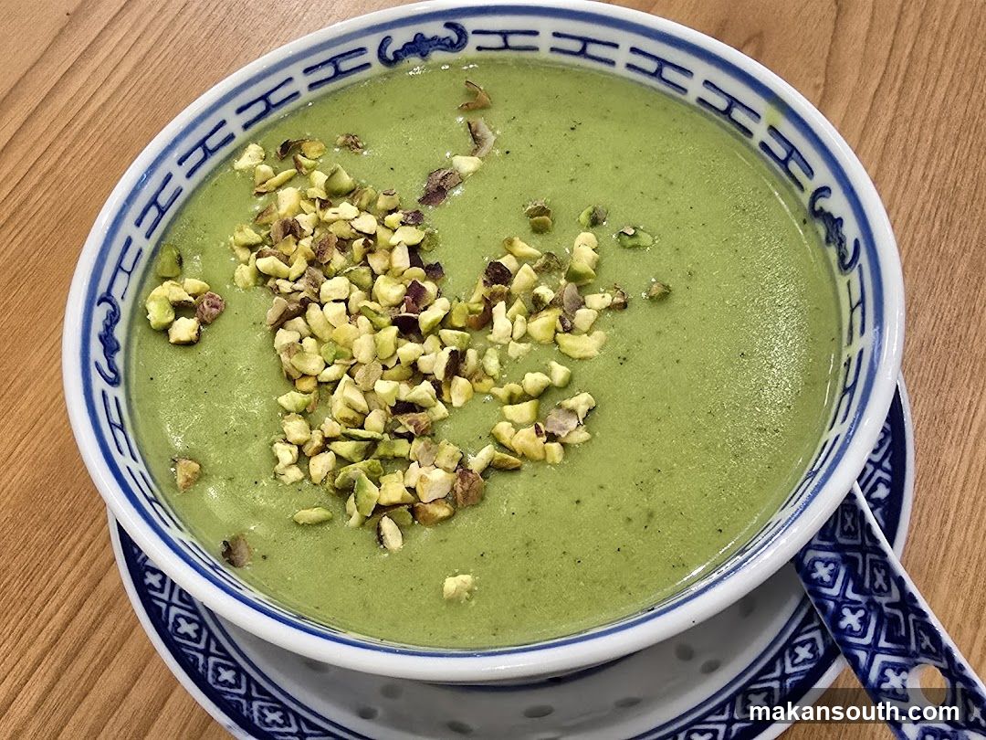 Green Soup with Pistachios