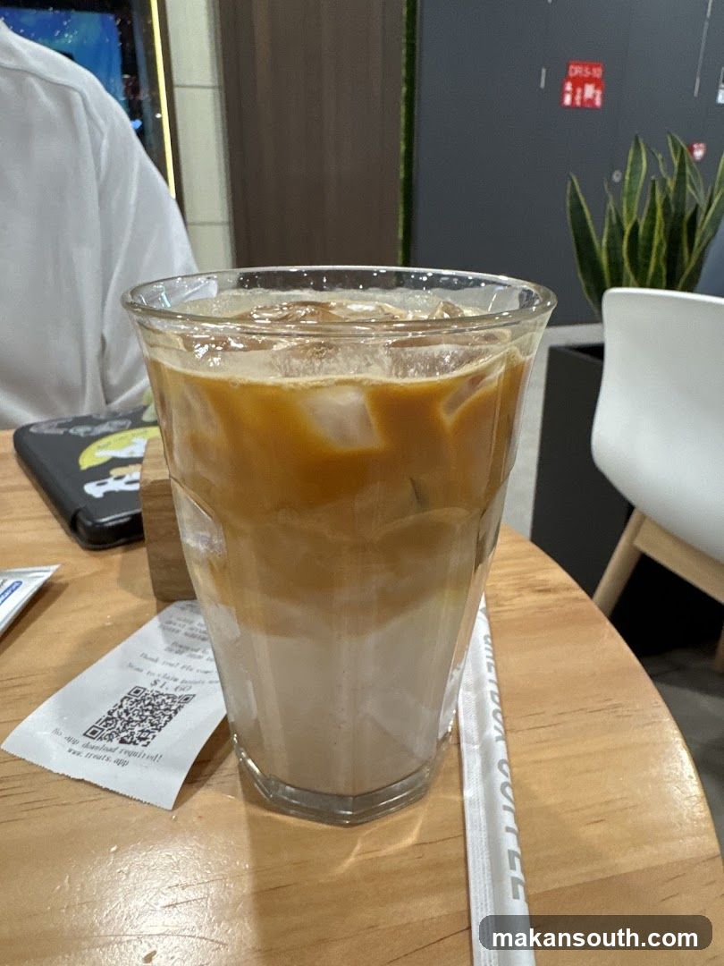 Iced Coffee with Receipt