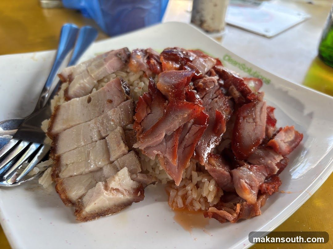 Roast Pork and Char Siu Rice