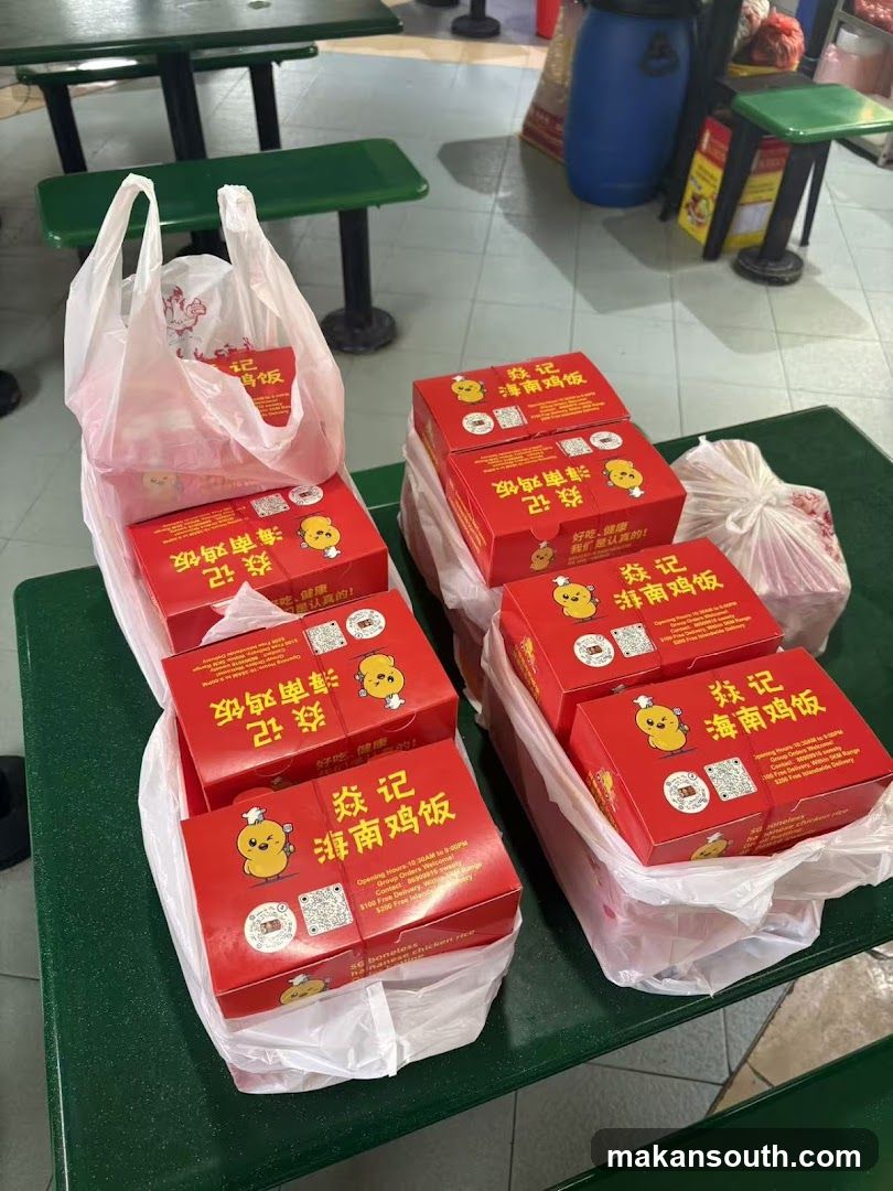 Chicken Rice Takeaway Boxes