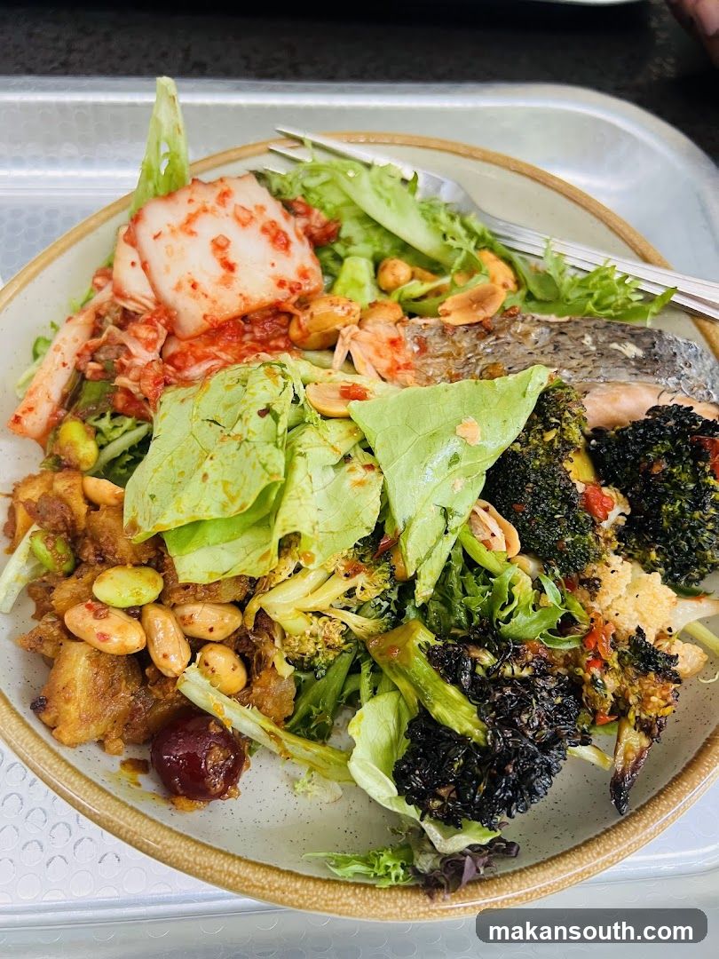 Salmon and Vegetable Bowl