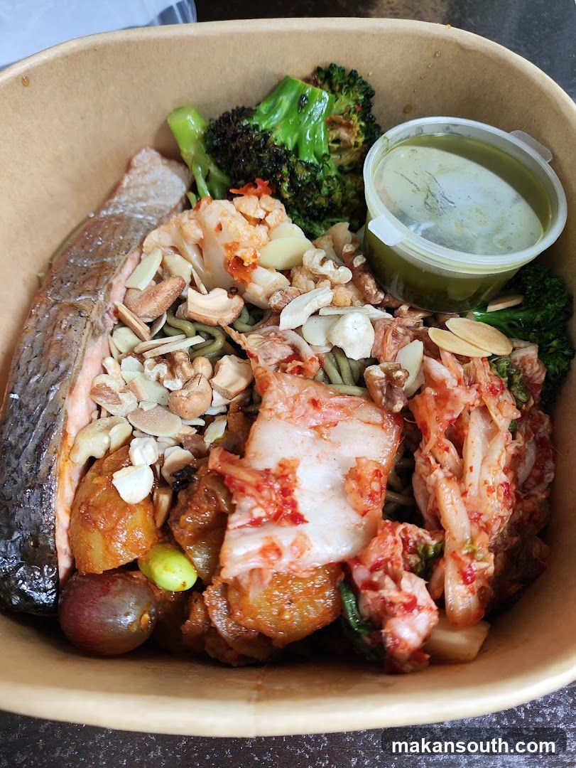 Salmon and Kimchi Bowl
