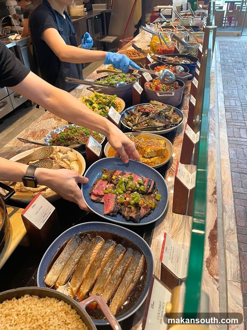Buffet Food Display