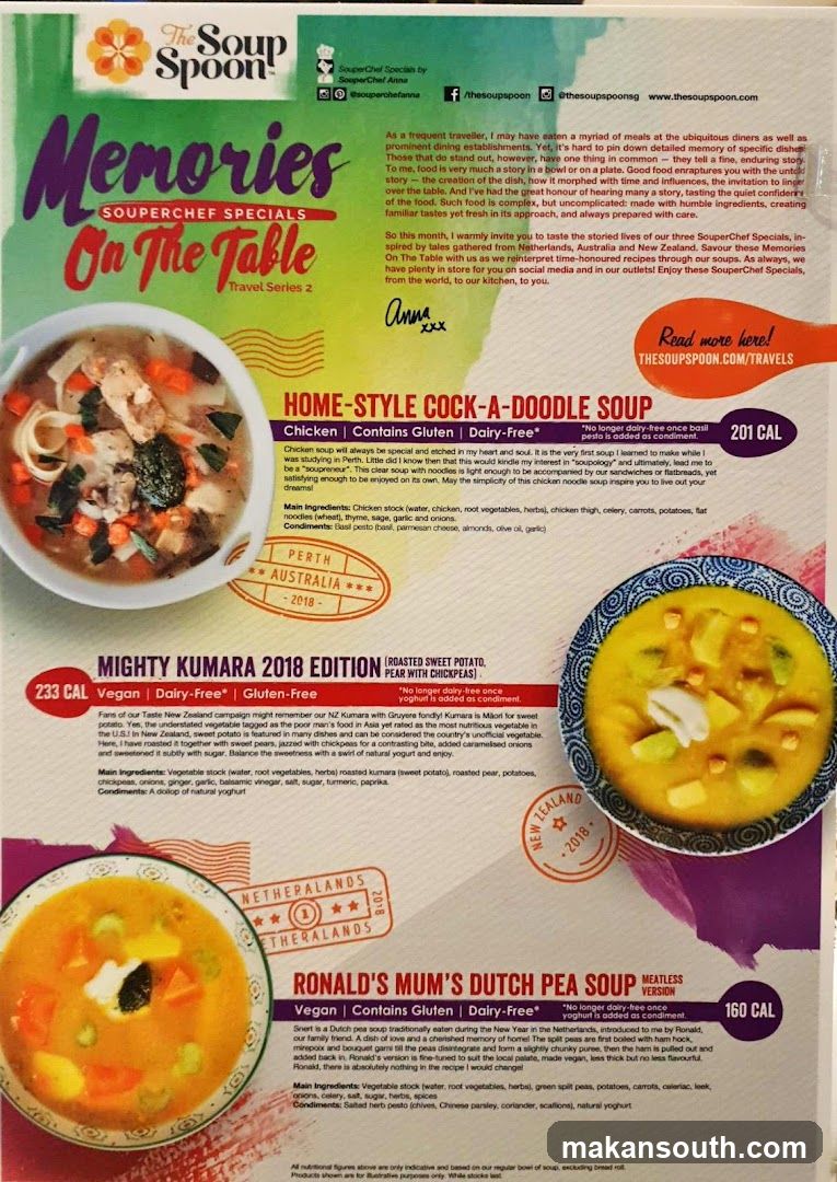 SouperChef Specials: Memories On The Table