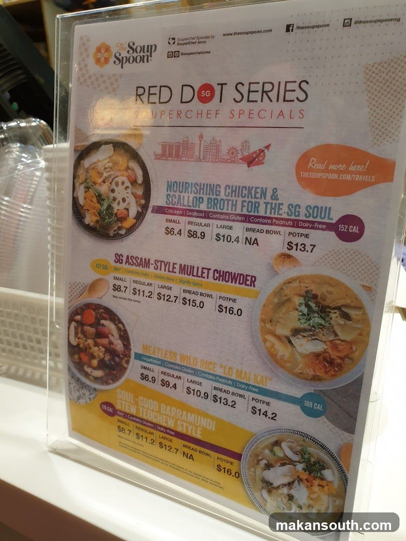 The Soup Spoon Red Dot Series SouperChef Specials
