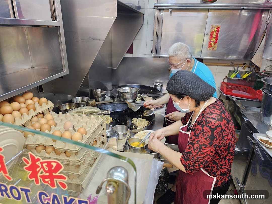 Chefs preparing food