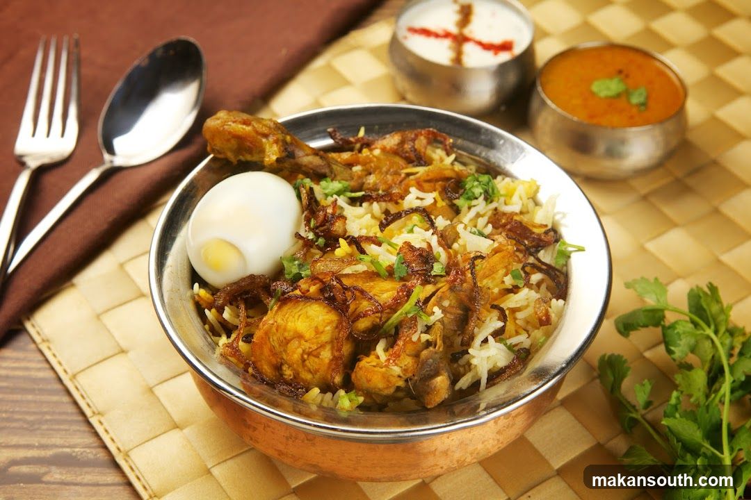 Chicken Biryani with Sides