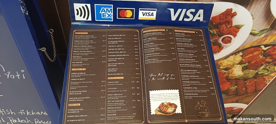 Indian Menu