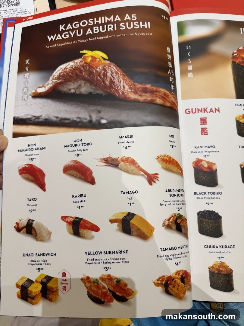 KAGOSHIMA A5 WAGYU ABURI SUSHI