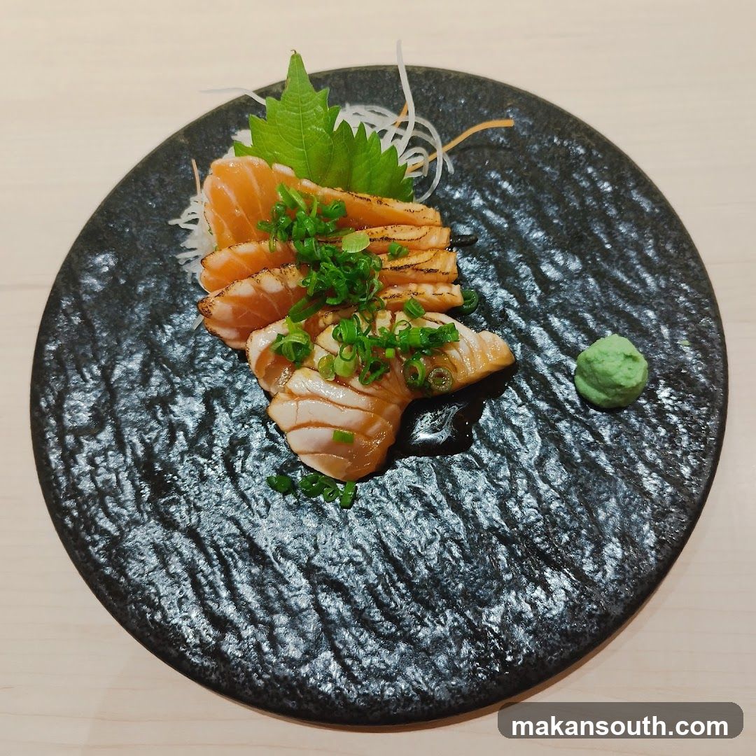 Seared Salmon Sashimi