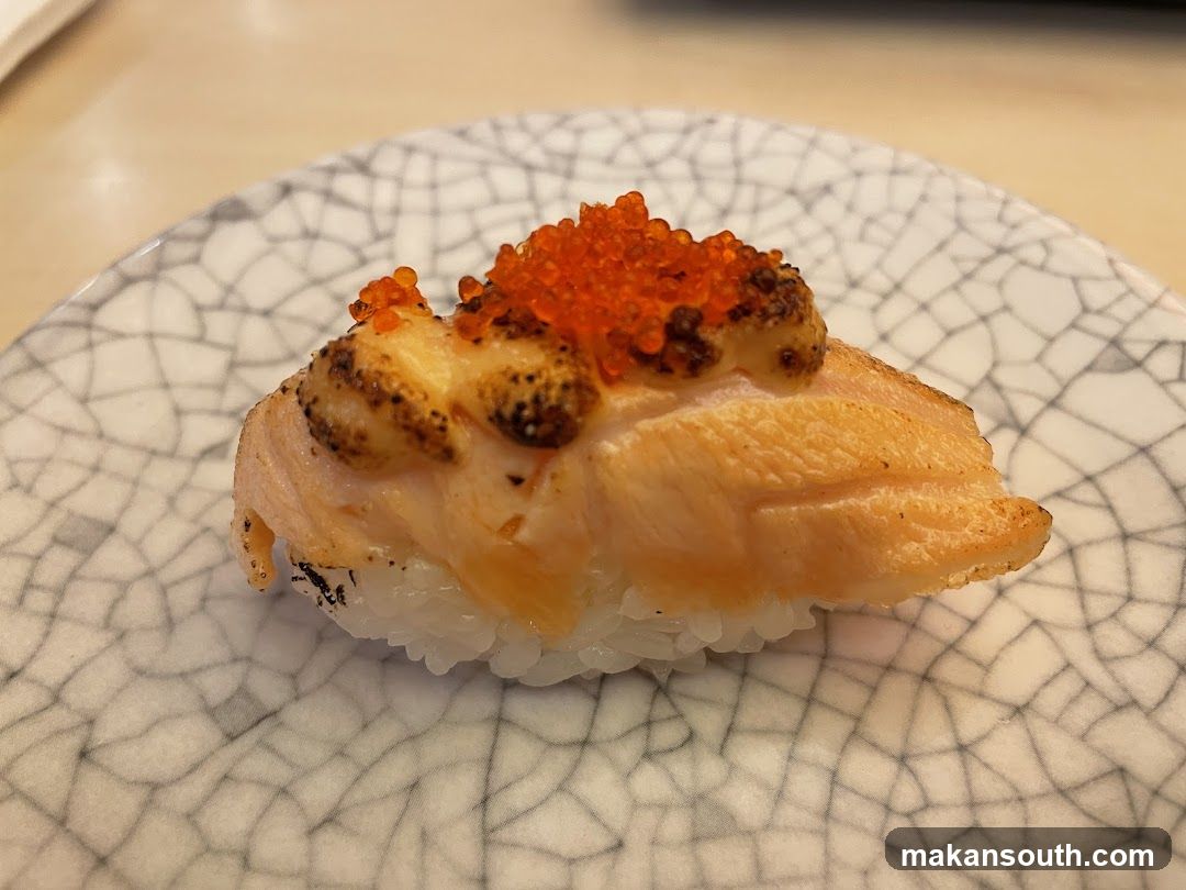 Salmon Nigiri with Roe