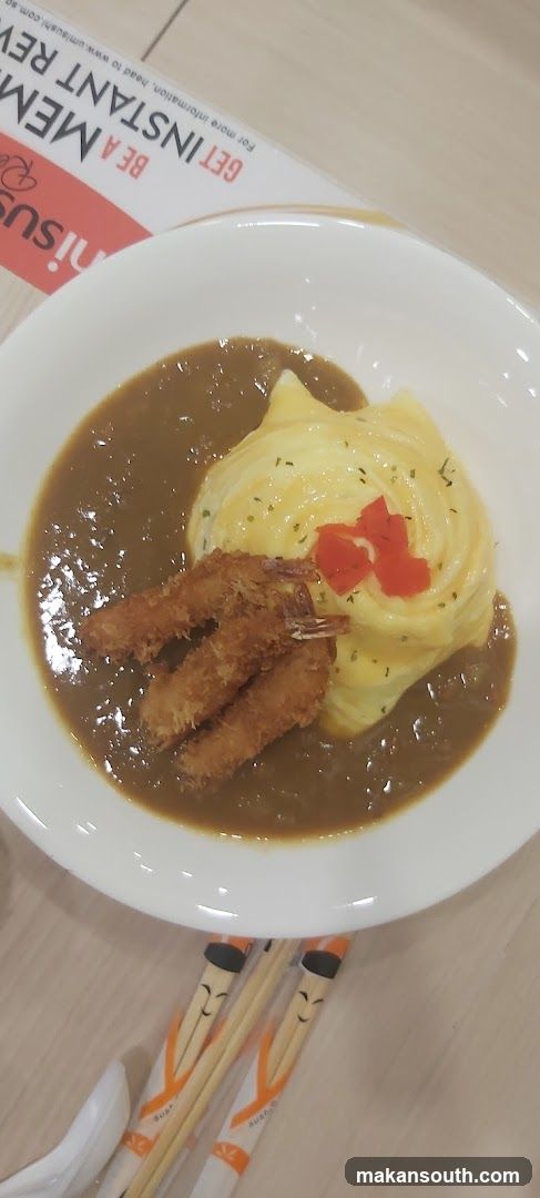 Omurice with Fried Shrimp