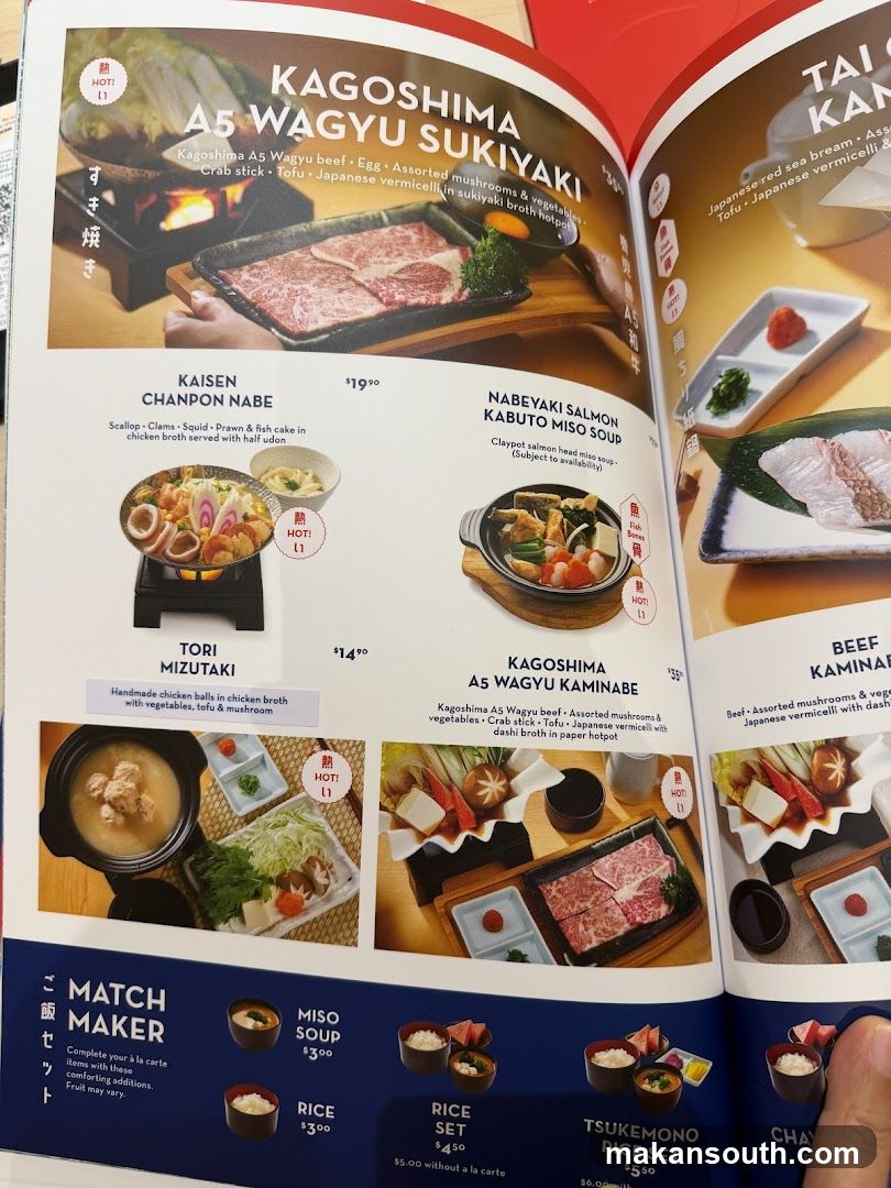 Kagoshima A5 Wagyu Sukiyaki