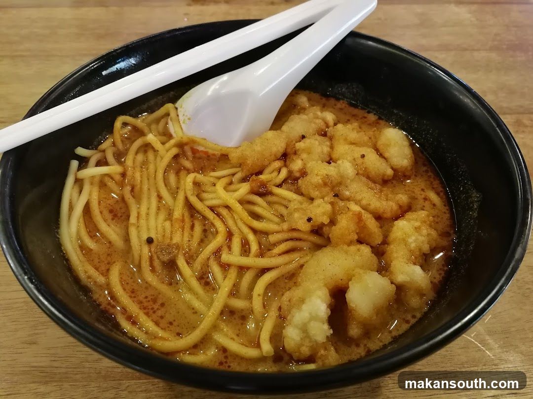 Noodle Soup with Fried Toppings