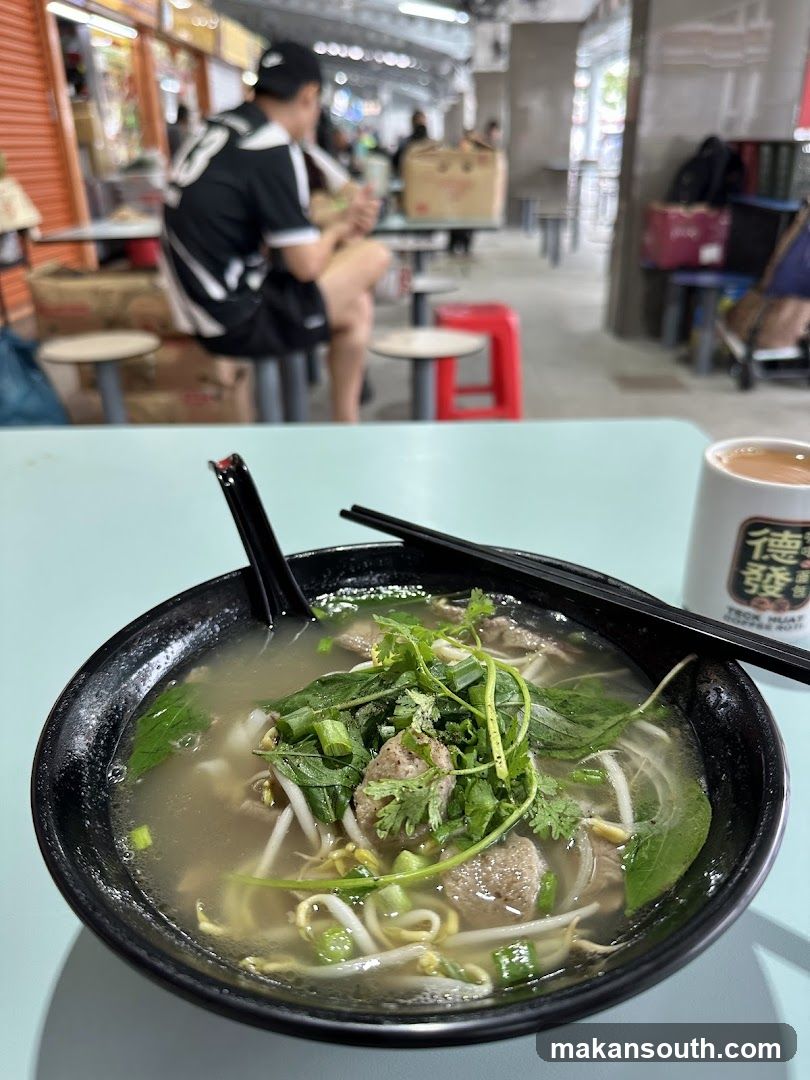 Bowl of Noodles and Drink