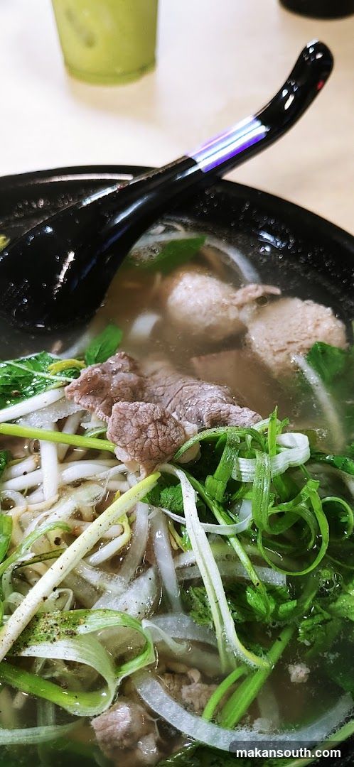 Pho with Beef and Green Onions