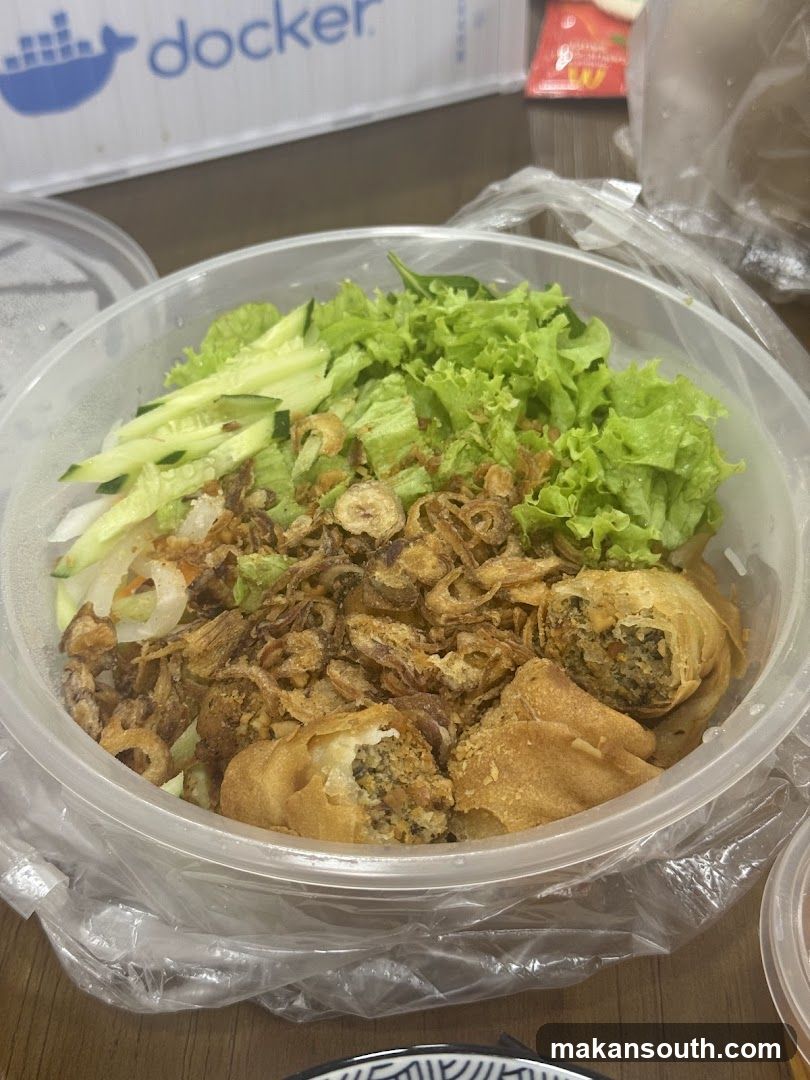 Spring Rolls with Salad