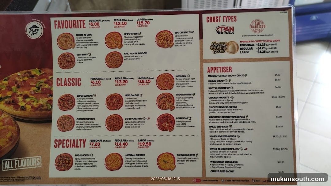 Table with Pizza and Sides