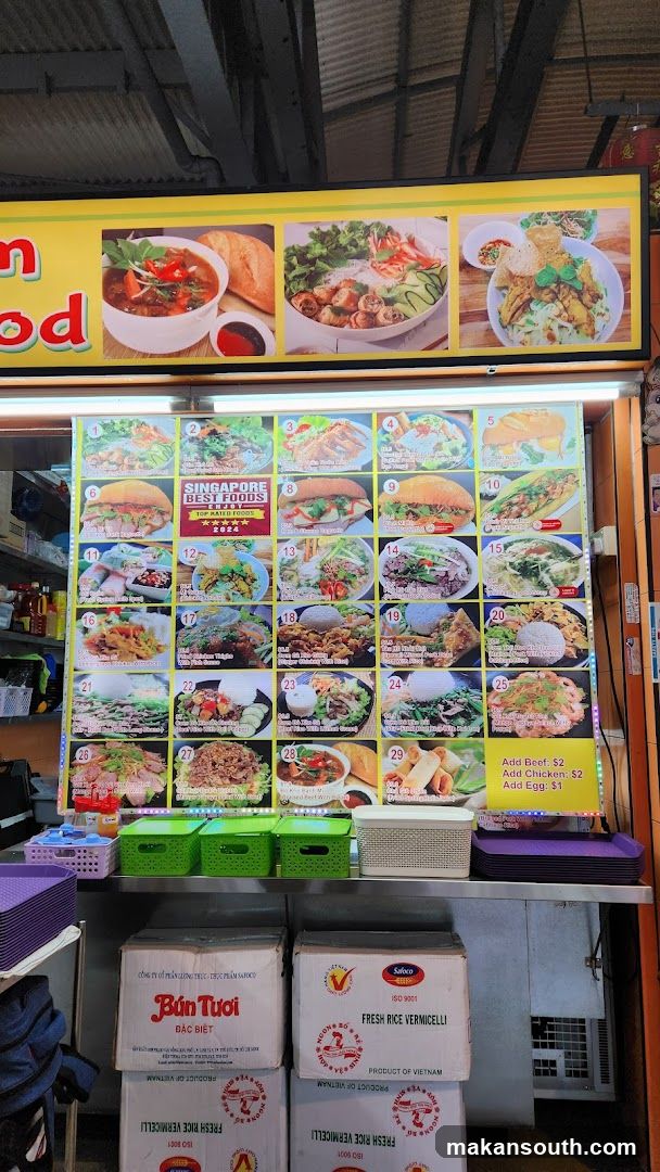 Vietnamese Food Menu
