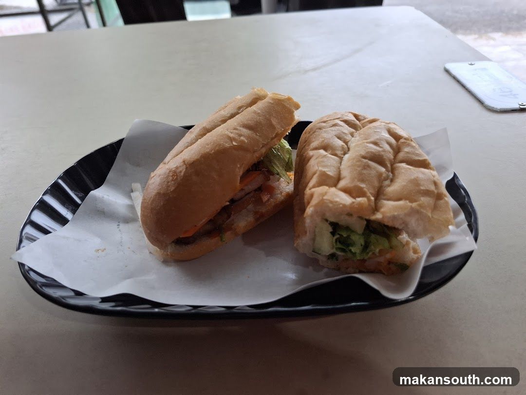 Two Sandwiches on a Plate