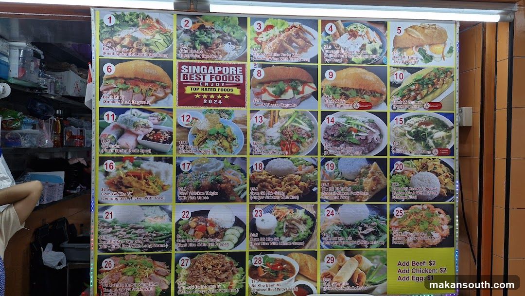Singapore Best Foods Menu