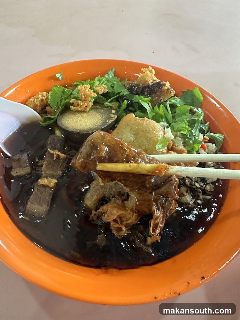 Braised Meat and Egg Noodles