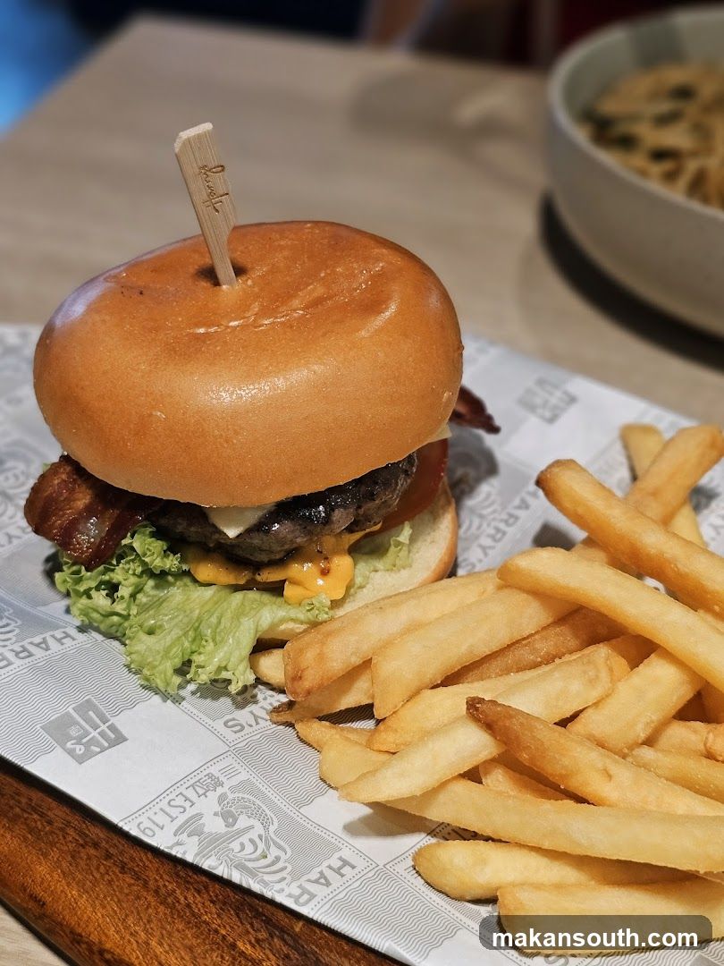 Burger and Fries