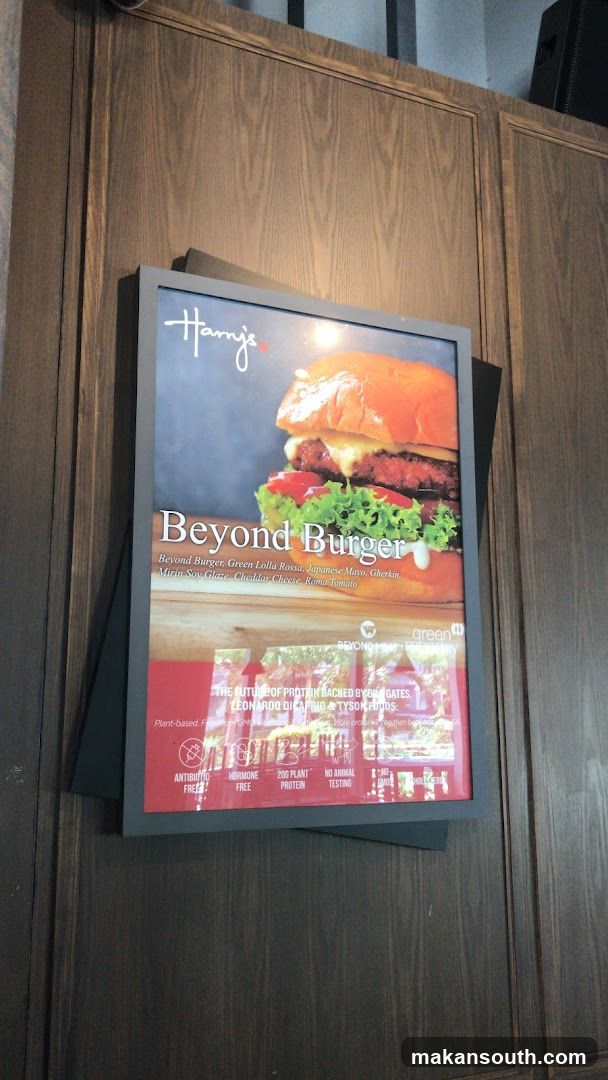 Harry's Beyond Burger Advertisement
