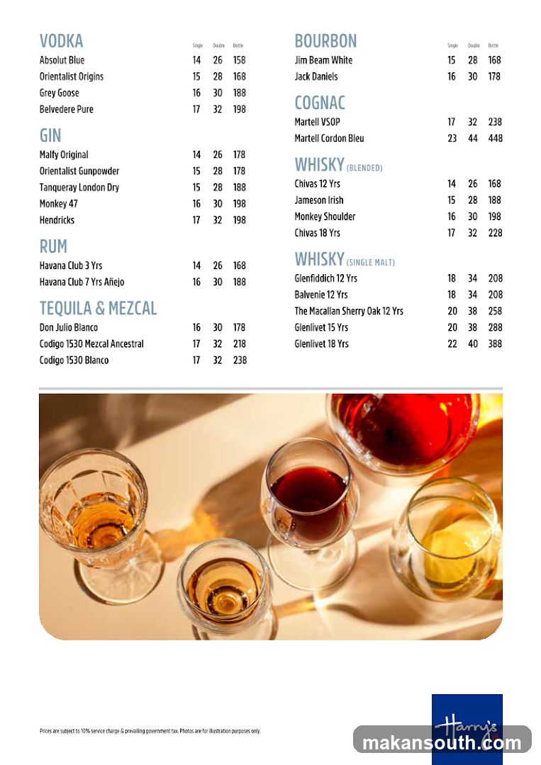 Drinks Menu