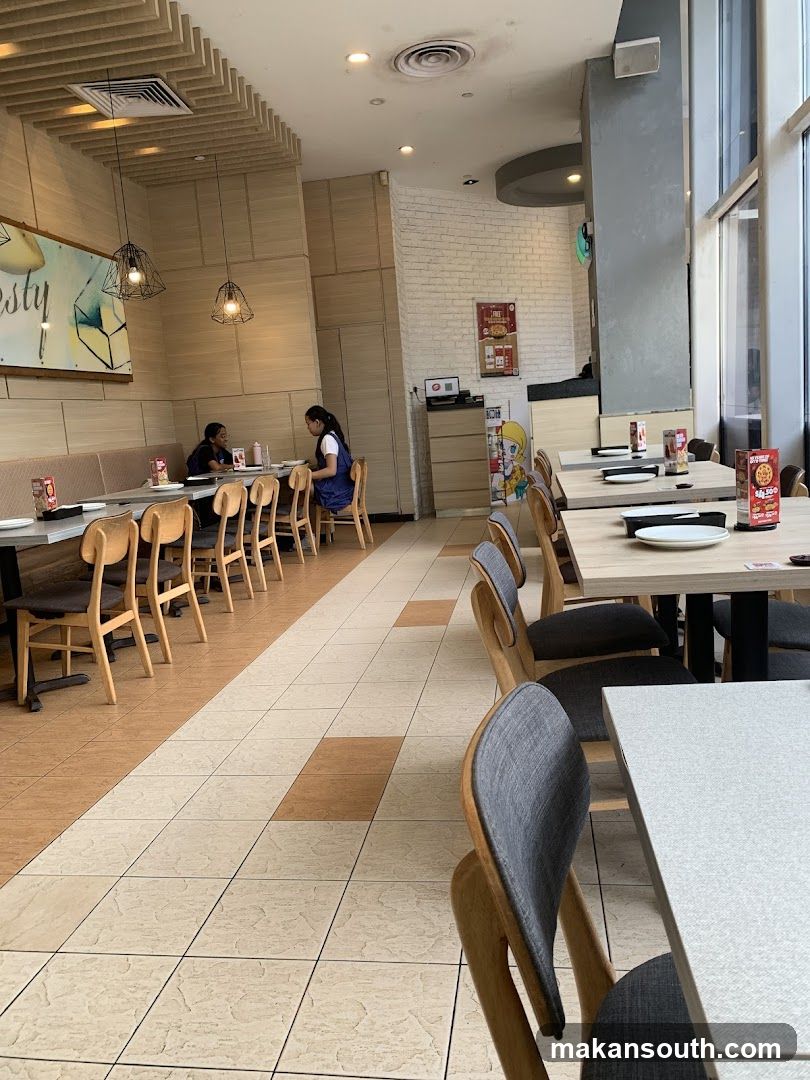 Restaurant Interior with Dining Tables and Chairs