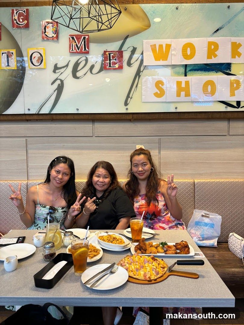 Friends enjoying a meal