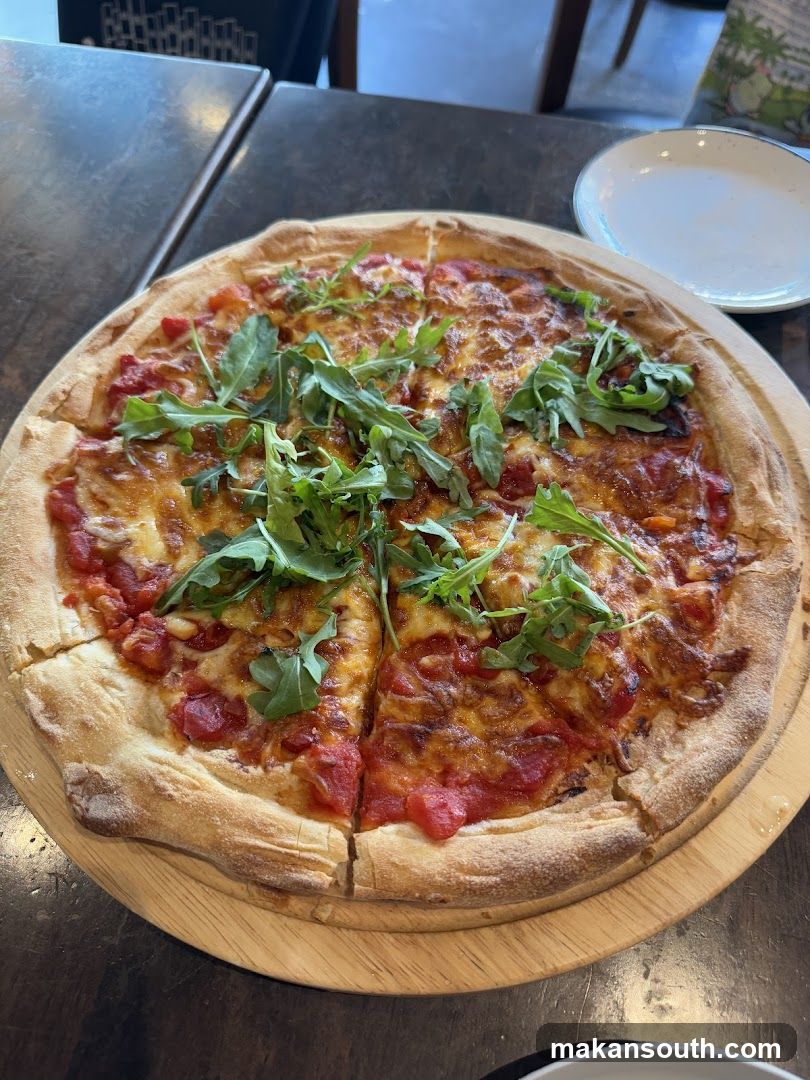 Pizza with Arugula