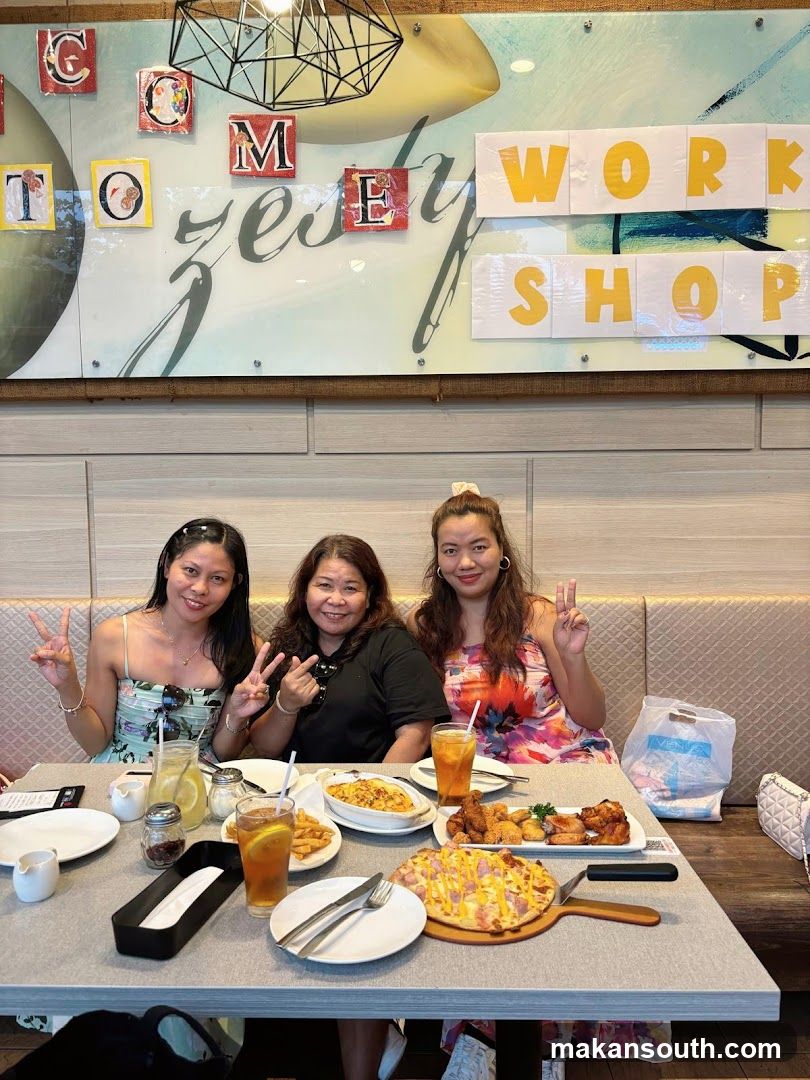 Friends enjoying a meal