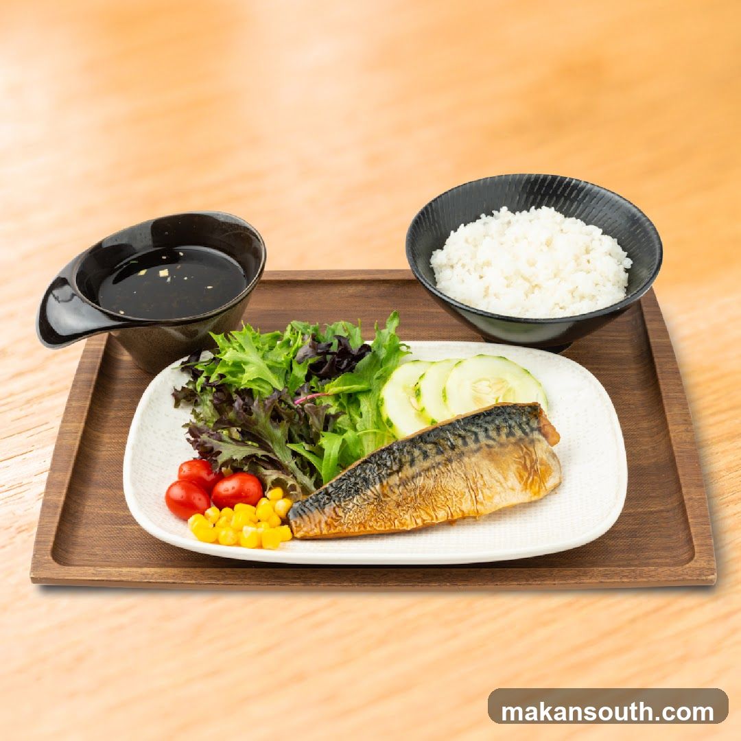 Grilled Mackerel Set