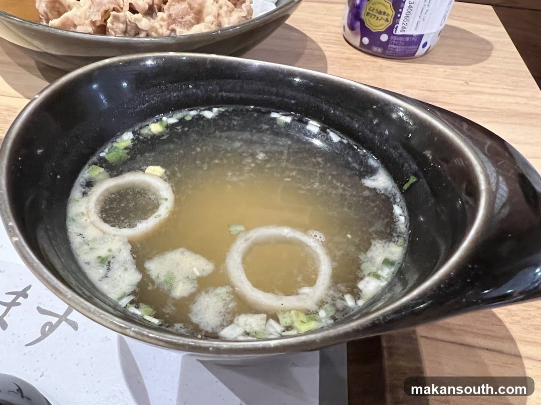 Soup with Onion Rings