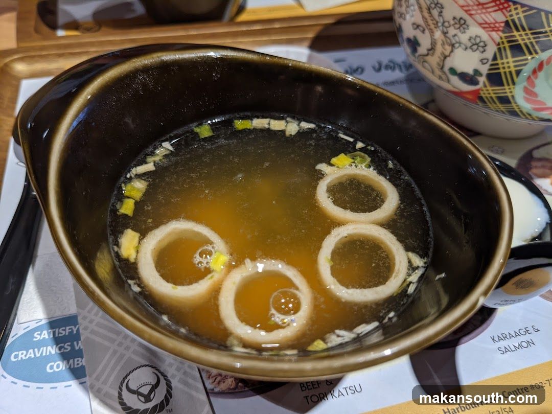 Soup with Onion Rings