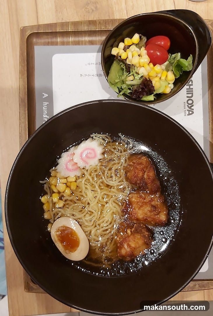 Ramen and Salad