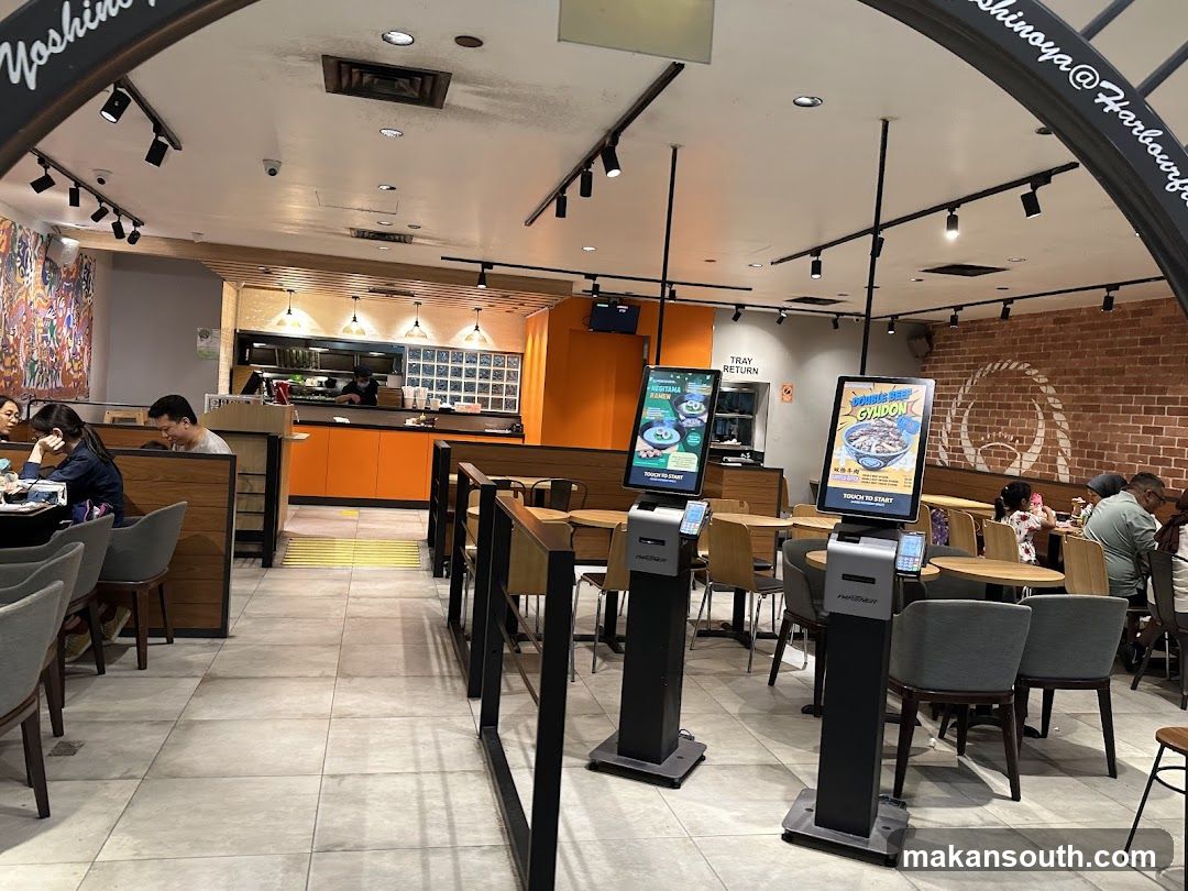 Restaurant Interior with Digital Menus