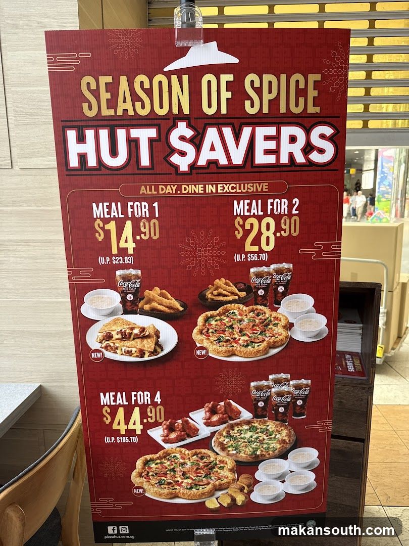 Pizza Hut Season of Spice Hut Savers Promotion