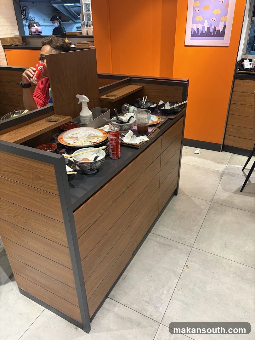 Messy Dining Area