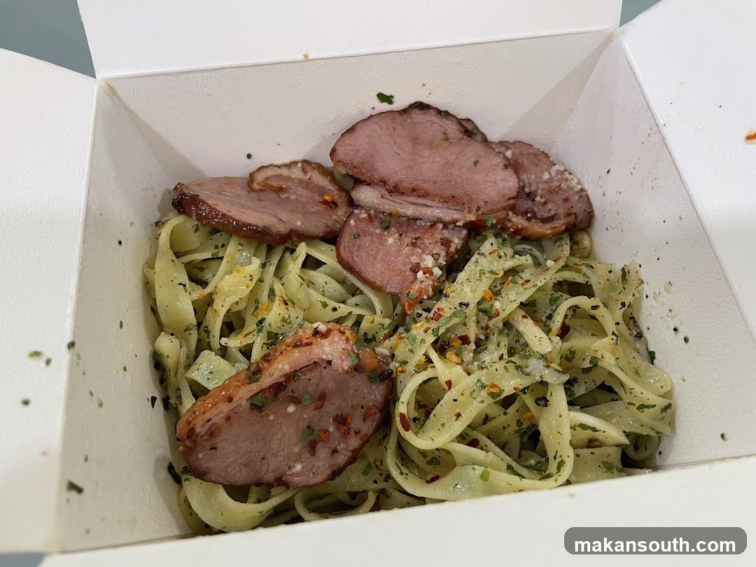 Pasta with Sliced Meat