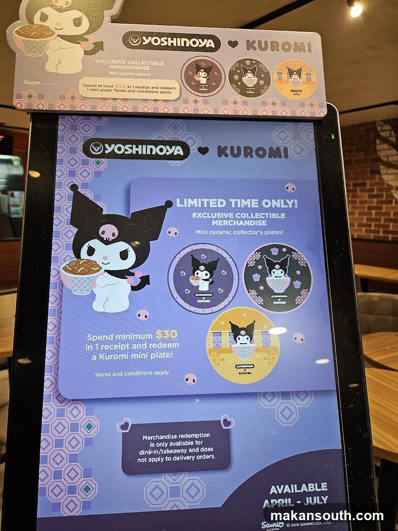 Yoshinoya x Kuromi Promotion