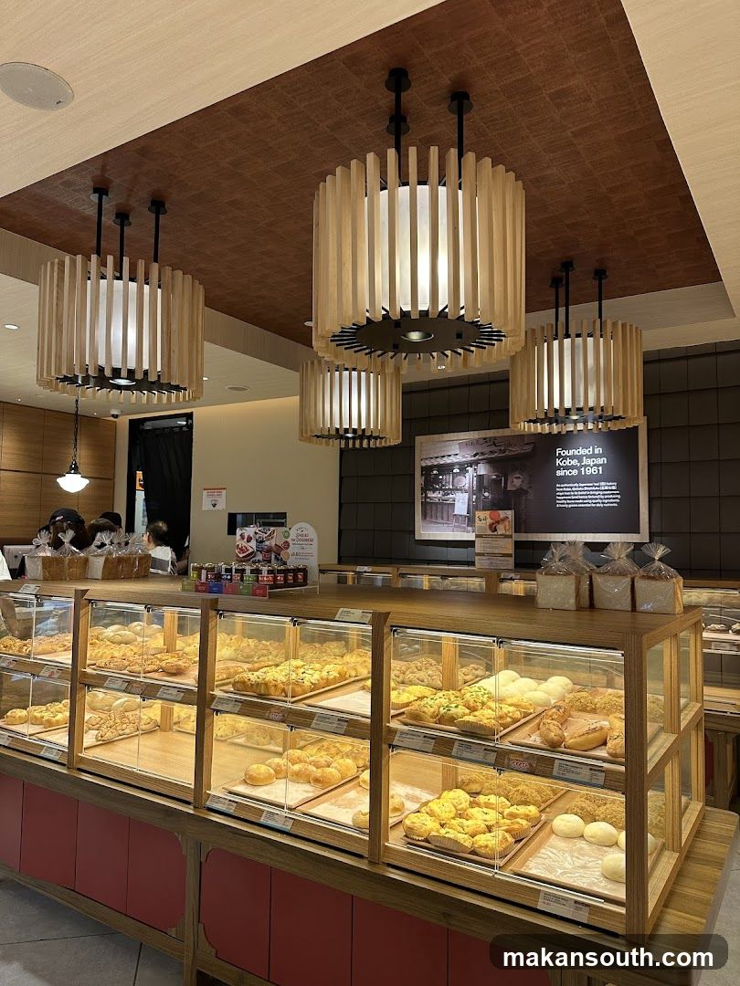 Bakery Interior with Display Cases