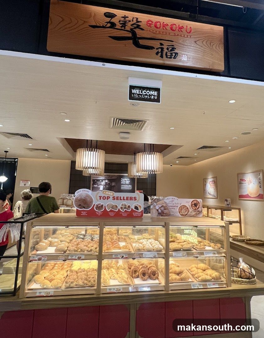 GOKOKU Japanese Bakery Display