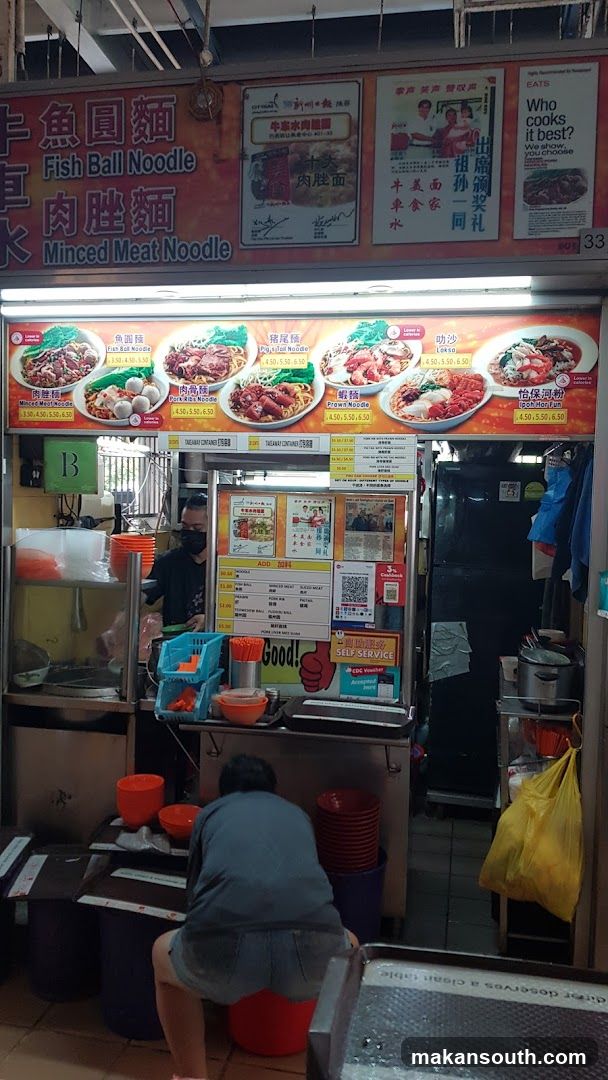 Food Stall with Noodle Dishes