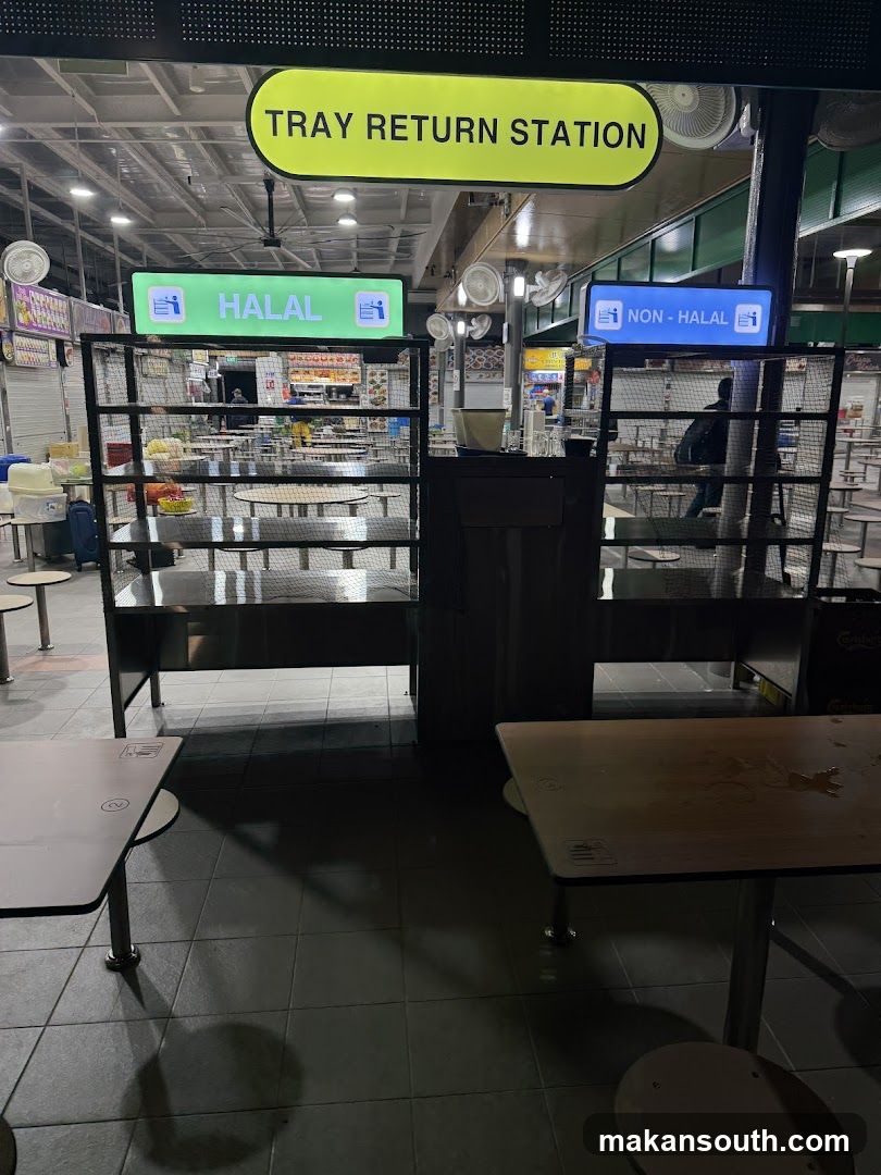 Food Court Tray Return Station