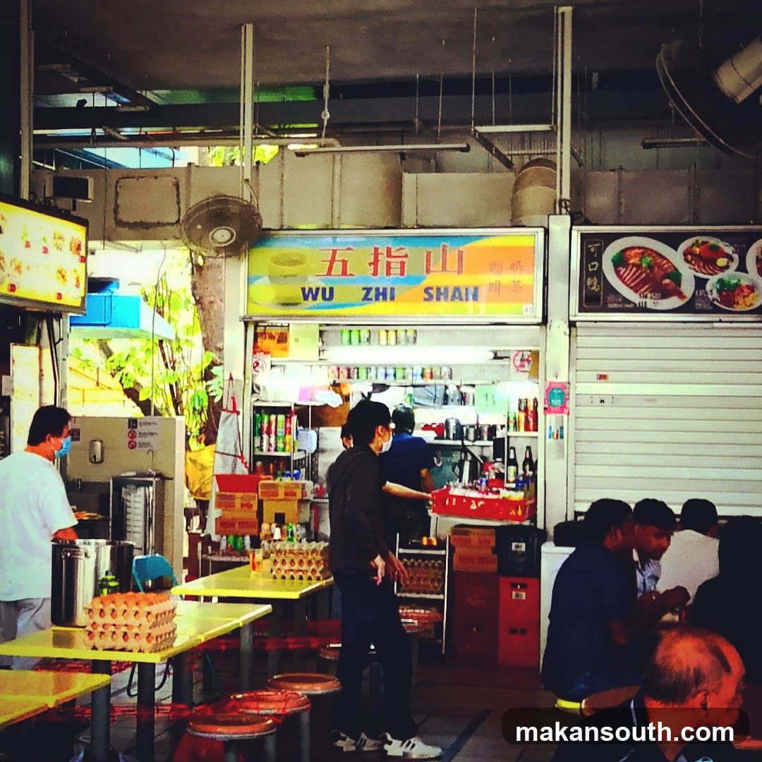 Busy Food Stall