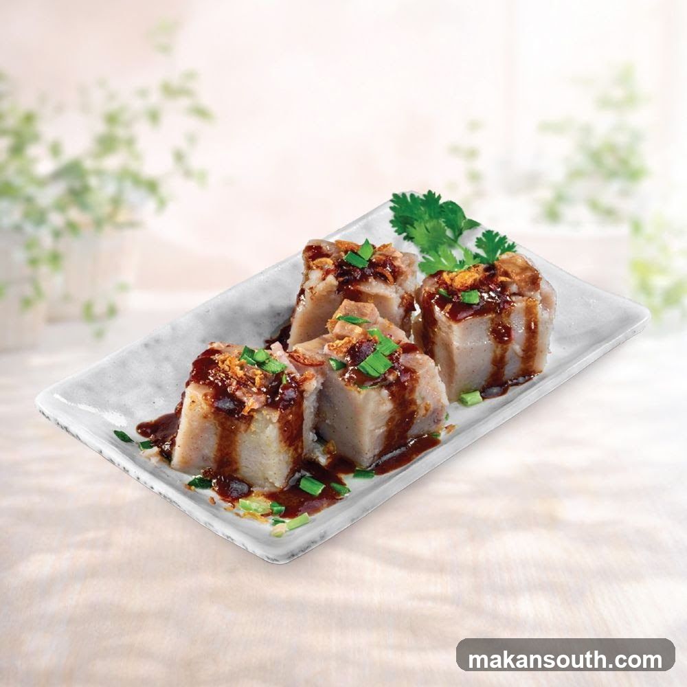 Savory Steamed Taro Cakes